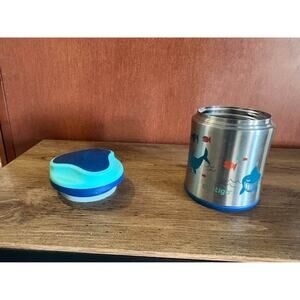 Contigo Scout Stainless Steel Kids Thermos - Blue Shark